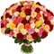 Купить 101 красную розу  Эквадор 60 см